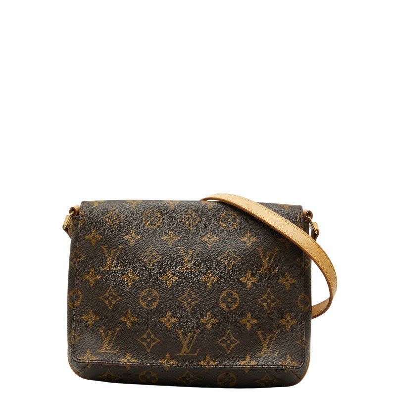 ルイ ヴィトン モノグラム ミュゼット タンゴ ショート ショルダーバッグ M51257 ブラウン PVC レザー レディース LOUIS VUITTON 【中古】