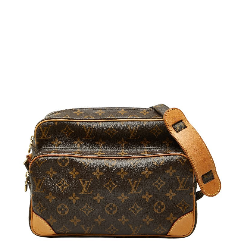 ルイ ヴィトン モノグラム ナイル 斜め掛け ショルダーバッグ M45244 ブラウン PVC レザー レディース LOUIS VUITTON 【中古】