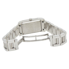 ブルガリ レッタンゴロ 腕時計 RT39S クオーツ ホワイト文字盤 ステンレススチール レディース BVLGARI 【中古】