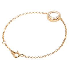 ティファニー Tトゥ サークル ブレスレット K18YG イエローゴールド ダイヤモンド マザーオブパール レディース TIFFANY&Co. 【中古】