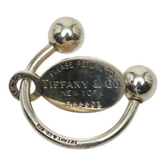 ティファニー リターン トゥ ティファニー オーバル タグ スクリューボール キーリング キーリング シルバー SV925 シルバー レディース TIFFANY&Co. 【中古】
