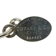 ティファニー リターン トゥ ティファニー オーバル タグ スクリューボール キーリング キーリング シルバー SV925 シルバー レディース TIFFANY&Co. 【中古】