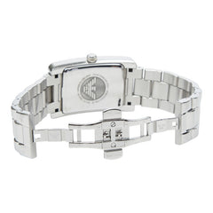 アルマーニ 腕時計 AR-0145 クオーツ シルバー文字盤 ステンレススチール メンズ ARMANI 【中古】