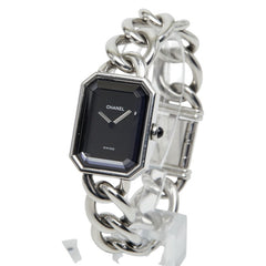 シャネル 腕時計 サイズ：S H0452 クオーツ ブラック文字盤 ステンレススチール レディース CHANEL 【中古】