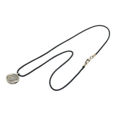 グッチ クレスト ラウンド ペンダント ネックレス シルバー SV925 シルバー レディース GUCCI 【中古】