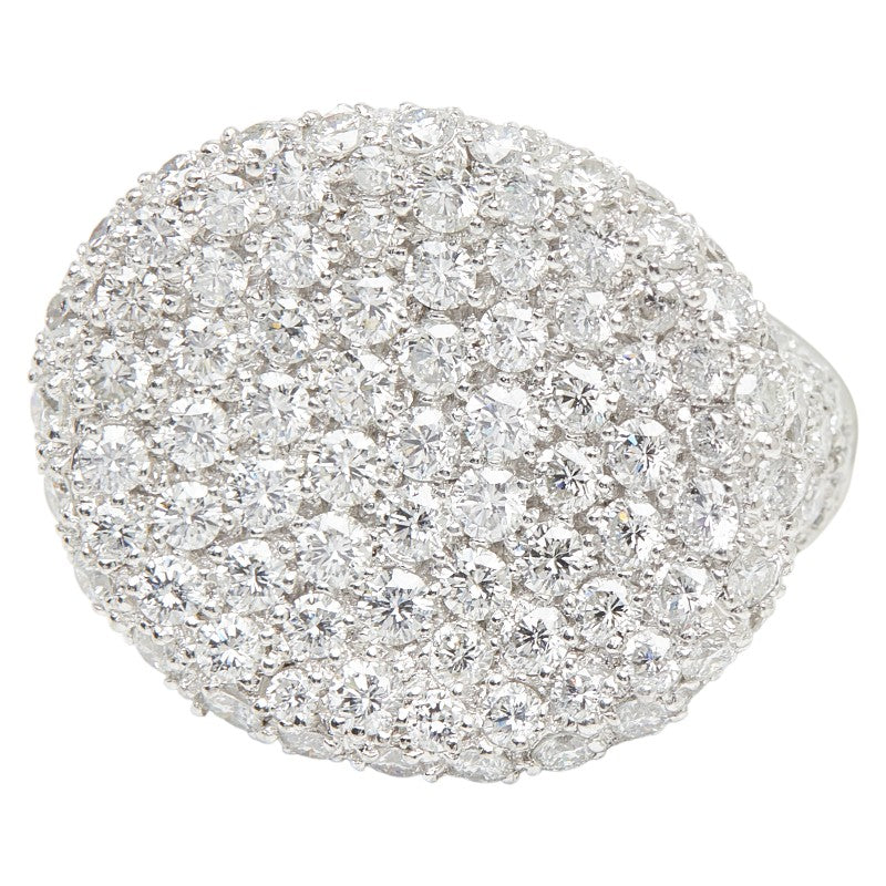 Pt900 プラチナ ダイヤ6.00ct リング 指輪 レディース 12号 【中古】