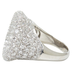 Pt900 プラチナ ダイヤ6.00ct リング 指輪 レディース 12号 【中古】