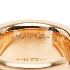 エルメス オランプPM イヤーカフ ピンクゴールド メッキ ヴォーエプソン レディース HERMES 【中古】