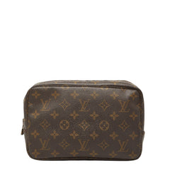 ルイ ヴィトン モノグラム トゥルース トワレット 23 ポーチ M47524 ブラウン PVC レザー レディース LOUIS VUITTON 【中古】