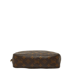 ルイ ヴィトン モノグラム トゥルース トワレット 23 ポーチ M47524 ブラウン PVC レザー レディース LOUIS VUITTON 【中古】