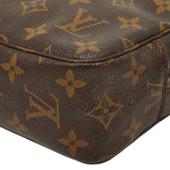 ルイ ヴィトン モノグラム トゥルース トワレット 23 ポーチ M47524 ブラウン PVC レザー レディース LOUIS VUITTON 【中古】