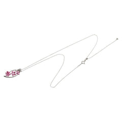 Pt950 プラチナ Pt850 プラチナ スピネル1.00ct ペンダント ネックレス レディース 【中古】