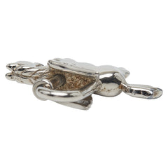 エルメス ペガサス ホース 馬 カデナ シルバー メタル レディース HERMES 【中古】