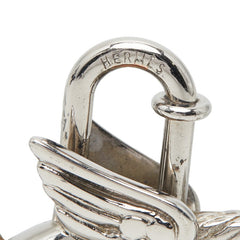 エルメス ペガサス ホース 馬 カデナ シルバー メタル レディース HERMES 【中古】