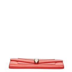ブルガリ セルペンティ フォーエバー 長財布 EL M14 38765 レッド レザー レディース BVLGARI 【中古】