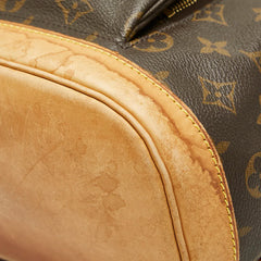 ルイ ヴィトン モノグラム モンスリMM リュック バックパック M51136 ブラウン PVC レザー レディース LOUIS VUITTON 【中古】