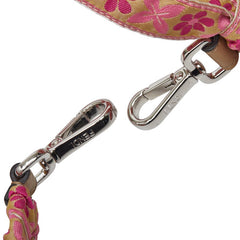 フェンディ フラワー 花柄 ストラップユー ショルダーストラップ ピンク マルチカラー ナイロン レディース FENDI 【中古】