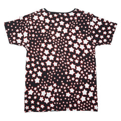 サンローラン スター 星 Tシャツ サイズM ブラック マルチカラー コットン メンズ SAINT LAURENT 【中古】