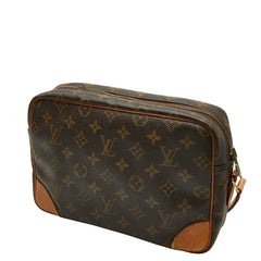 ルイ ヴィトン モノグラム トロカデロ27 斜め掛け ショルダーバッグ M51274 ブラウン PVC レザー レディース LOUIS VUITTON 【中古】
