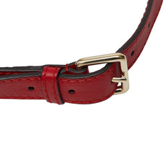 グッチ ショルダーストラップ レッド レザー レディース GUCCI 【中古】