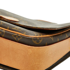 ルイ ヴィトン モノグラム カルトシエールGM 斜め掛け ショルダーバッグ M51252 ブラウン PVC レザー レディース LOUIS VUITTON 【中古】