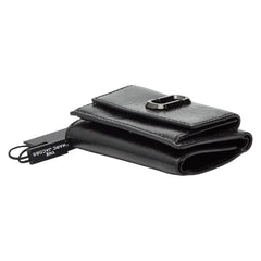 マークジェイコブス スナップショット 三つ折り財布 コンパクトウォレット ブラック レザー レディース MARC JACOBS 【中古】