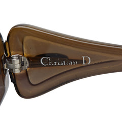 ディオール サングラス ブラウン イエロー プラスチック レディース Dior 【中古】