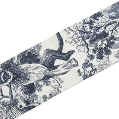 ディオール ミッツァ トワル ドゥ ジュイ ソヴァージュ スカーフ ホワイト ネイビー レディース Dior 【中古】