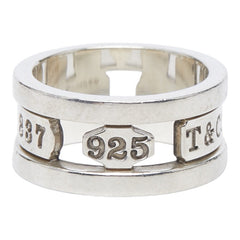 ティファニー 1837 エレメント リング 指輪 SV925 シルバー レディース TIFFANY&Co. 【中古】