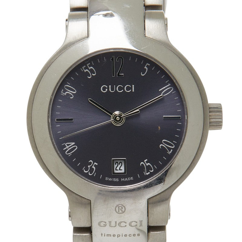 グッチ 腕時計 8900L クオーツ グレー文字盤 ステンレススチール レディース GUCCI 【中古】