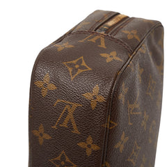 ルイ ヴィトン モノグラム トゥルース トワレット23 ポーチ M47524 ブラウン PVC レザー レディース LOUIS VUITTON 【中古】