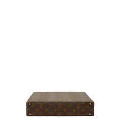 ルイ ヴィトン モノグラム アタッシュケース ダイヤルロック トランク ビジネスバッグ M53175 ブラウン PVC レザー メンズ LOUIS VUITTON 【中古】