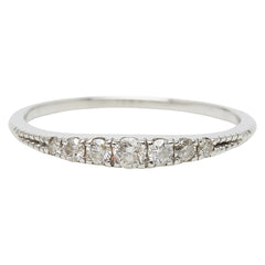 Pt900 プラチナ ダイヤ0.20ct リング 指輪 レディース 13.5号 【中古】