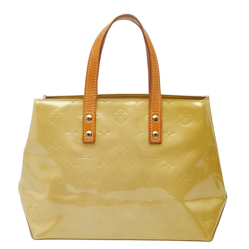ルイ ヴィトン モノグラム ヴェルニ リードPM ハンドバッグ M91144 ベージュ パテントレザー レディース LOUIS VUITTON 【中古】
