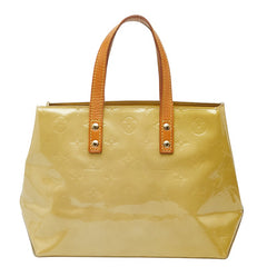 ルイ ヴィトン モノグラム ヴェルニ リードPM ハンドバッグ M91144 ベージュ パテントレザー レディース LOUIS VUITTON 【中古】