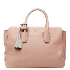 エム シー エム ミラ ハンドバッグ トートバッグ ピンク レザー レディース MCM 【中古】