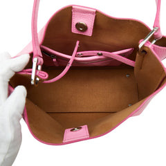エム シー エム ハンドバッグ ショルダーバッグ 2WAY ピンク レザー レディース MCM 【中古】