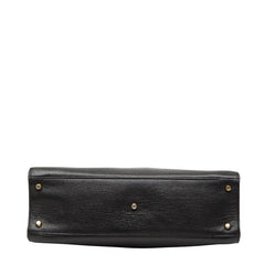 ヴェルサーチェ メデューサ ハンドバッグ ブラック レザー レディース VERSACE 【中古】