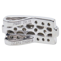 Pt950 プラチナ ダイヤ0.272ct ダイヤ0.18ct ペンダント ネックレス レディース 【中古】
