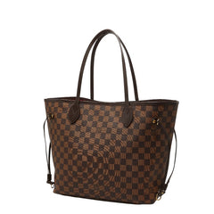 ルイ ヴィトン ダミエ ネヴァーフルMM トートバッグ N51105 ブラウン PVC レザー レディース LOUIS VUITTON 【中古】