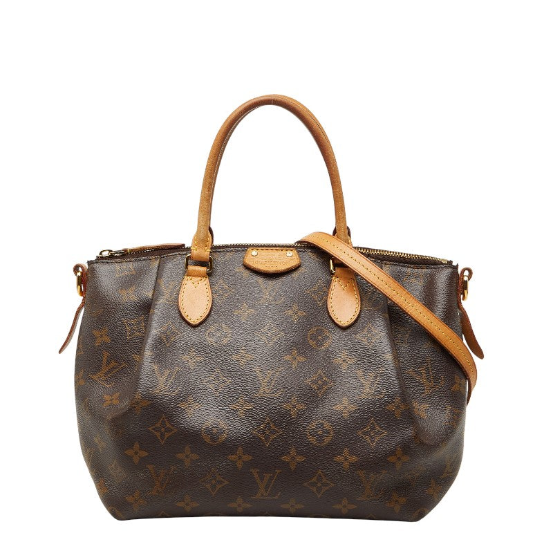 ルイ ヴィトン モノグラム テュレンPM ハンドバッグ ショルダーバッグ 2WAY M48813 ブラウン PVC レザー レディース LOUIS VUITTON 【中古】
