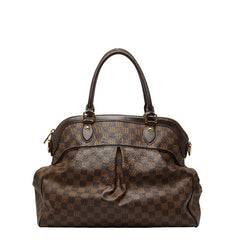 ルイ ヴィトン ダミエ トレヴィGM ハンドバッグ N51998 ブラウン PVC レザー レディース LOUIS VUITTON 【中古】