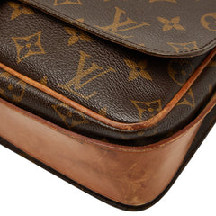 ルイ ヴィトン モノグラム カルトシエールGM 斜め掛け ショルダーバッグ M51252 ブラウン PVC レザー レディース LOUIS VUITTON 【中古】
