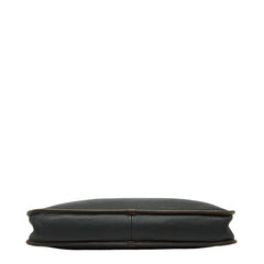ロエベ アナグラム トレド ビジネスバッグ ブリーフケース ダークグリーン レザー メンズ LOEWE 【中古】