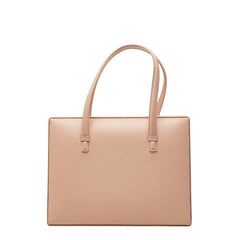 ロエベ リピートアナグラム ハンドバッグ トートバッグ ピンクベージュ レザー レディース LOEWE 【中古】