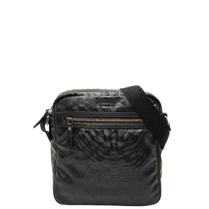 グッチ GGインプリメ 斜め掛け ショルダーバッグ 201448 ブラック PVC メンズ GUCCI 【中古】