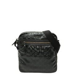 グッチ GGインプリメ 斜め掛け ショルダーバッグ 201448 ブラック PVC メンズ GUCCI 【中古】