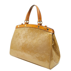 ルイ ヴィトン モノグラム ヴェルニ ブレアMM ハンドバッグ ゴールド パテントレザー レディース LOUIS VUITTON 【中古】