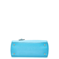 フェンディ プチトゥージュール ハンドバック ショルダーバッグ 2WAY 8BH253 ブルー レザー レディース FENDI 【中古】