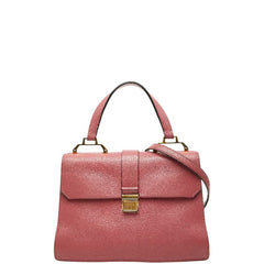 ミュウミュウ ハンドバッグ ショルダーバッグ 2WAY ピンク マドラスレザー レディース MIUMIU 【中古】